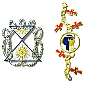 2 Egyptian Pharaoh w/Ankh & Egypt SUN Ra Embroidered Sew-on Iron-On Logo/Patches